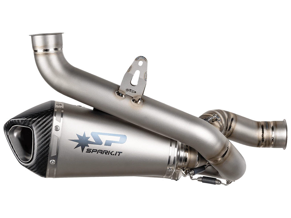 Spark Ducati Panigale V4 S/R "Double Konix Evo" Titanium Semi-Full Exhaust System (Carbon) (2025-2026)