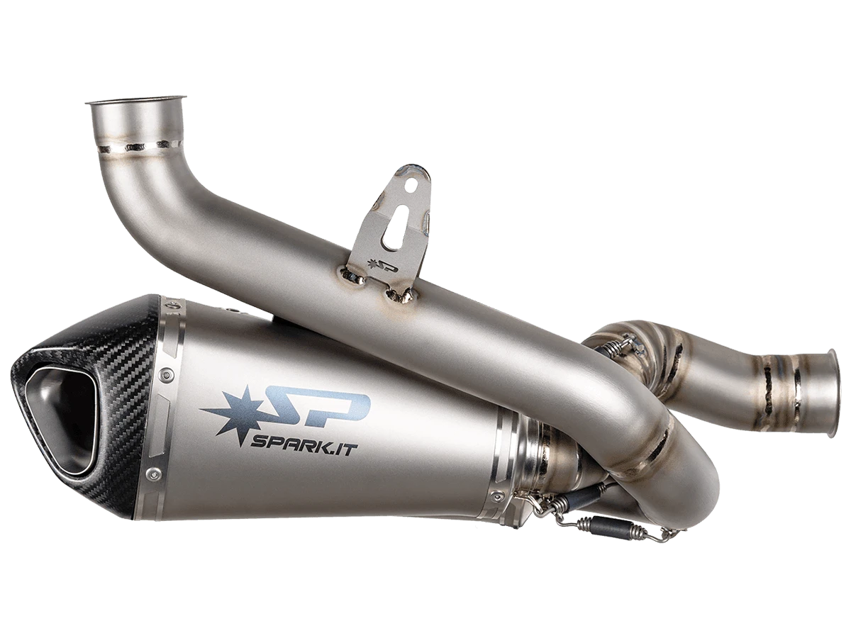 Spark Ducati Panigale V4 S/R "Double Konix Evo" Titanium Semi-Full Exhaust System (Carbon) (2025-2026)