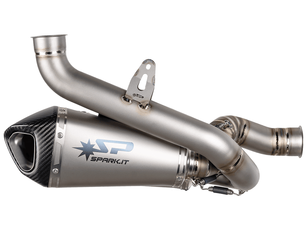 Spark Ducati Streetfighter V4 S/R "Double Konix Evo" Titanium Semi-Full Exhaust System (Carbon) (2025-2026)