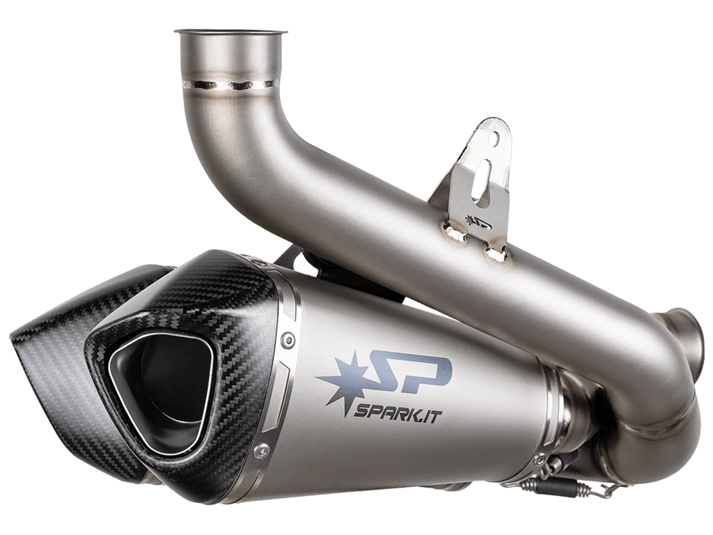 Spark Ducati Streetfighter V4 S/R "Double Konix Evo" Titanium Semi-Full Exhaust System (Carbon) (2025-2026)