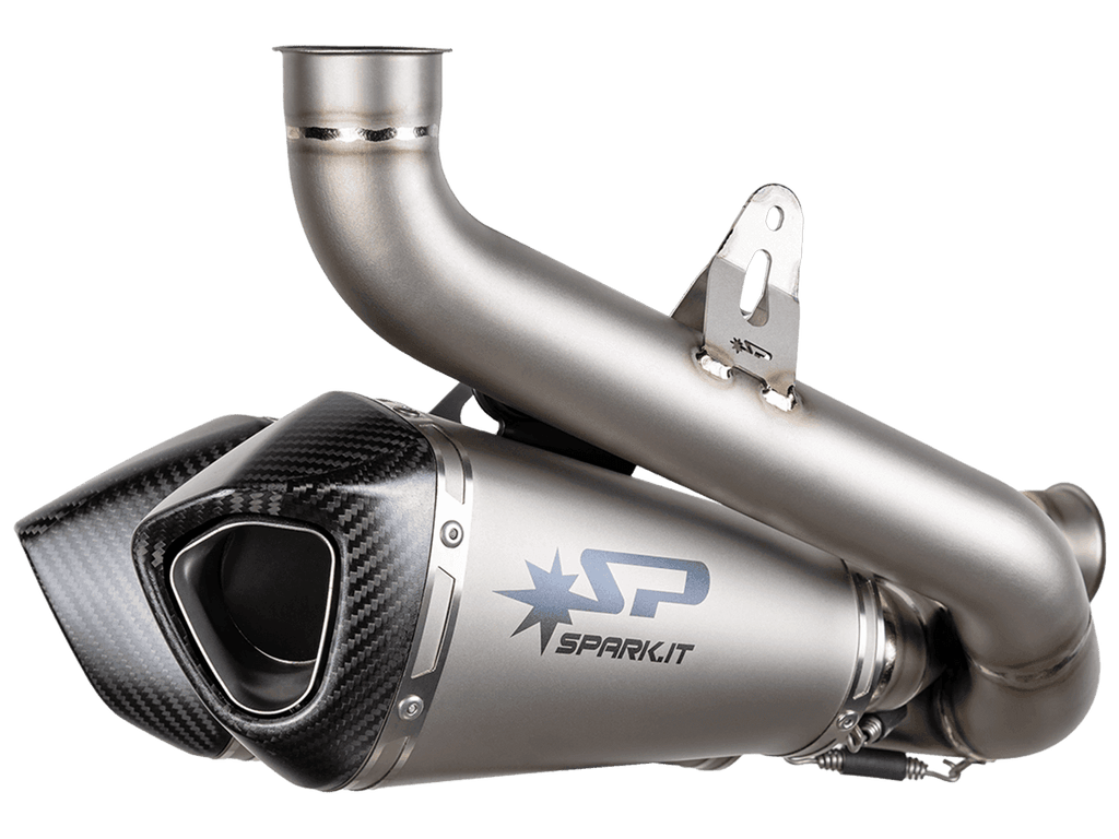 Spark Ducati Panigale V4 S/R "Double Konix Evo" Titanium Semi-Full Exhaust System (Carbon) (2025-2026)