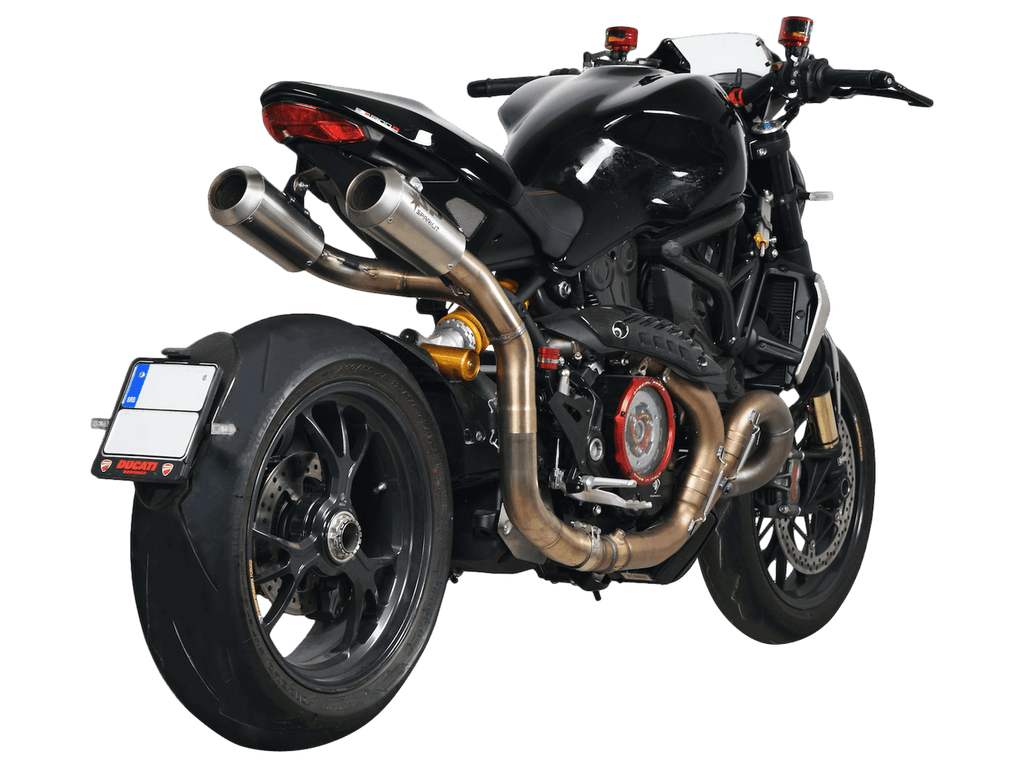 Spark Ducati Monster 1200 S/R High "Double-GP Titanium" Semi-Full Exhaust System (2016-2026)