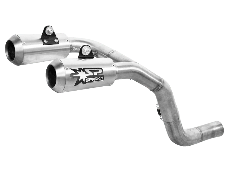 Spark Ducati Monster 1200 S/R High "Double-GP Titanium" Semi-Full Exhaust System (2016-2026)