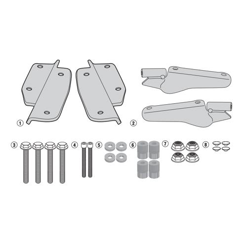 GIVI SR1144 Specific Rear Rack for Honda CRF1000L Africa Twin