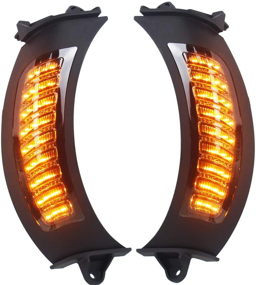 Eagle Lights Vent Insert Midnight Edition LED Running Lights and Turn Signals for Harley-Davidson® Road Glide Motorcycles