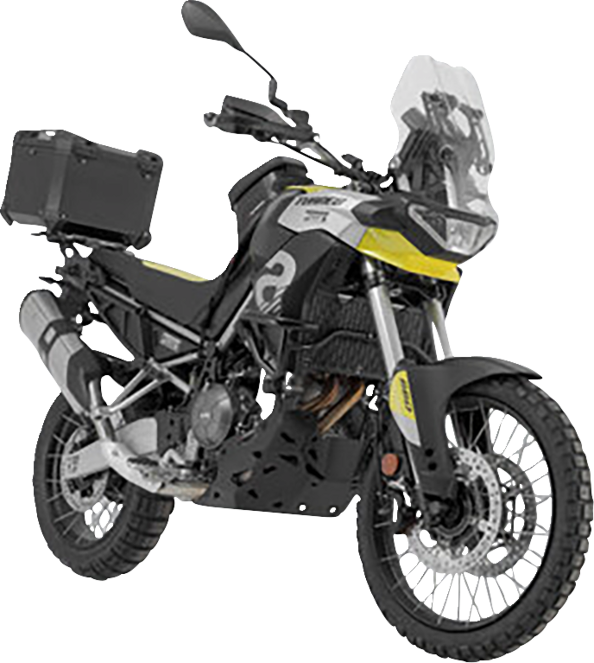 SW-MOTECH TRAX ADV Top Case System - Silver / BMW F750GS/F800GS/F850GS '18-'24 3580-0525
