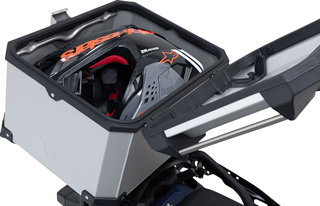 SW-MOTECH TRAX ADV Top Case System - Silver / BMW F850GS/F900GS/R1200GS/R1250GS '12-'24 3580-0509