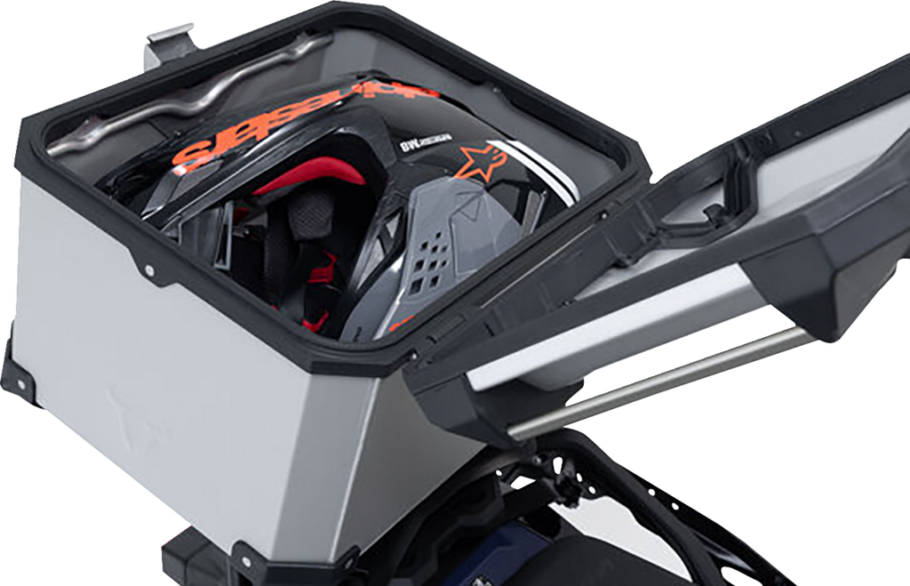 SW-MOTECH TRAX ADV Top Case System - Silver / BMW F900GS/R1250GS '21-'24 3580-0517