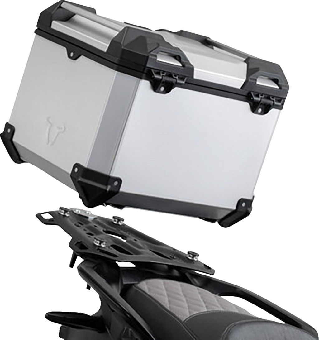 SW-MOTECH TRAX ADV Top Case System - Silver / BMW R1200GS/R1250GS '12-'23 3580-0515