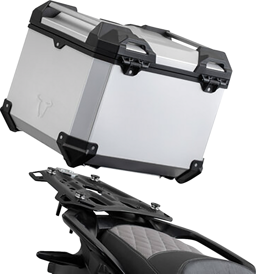 SW-MOTECH TRAX ADV Top Case System - Silver / Honda Africa Twin Adventure Sport '18-'24 3580-0527
