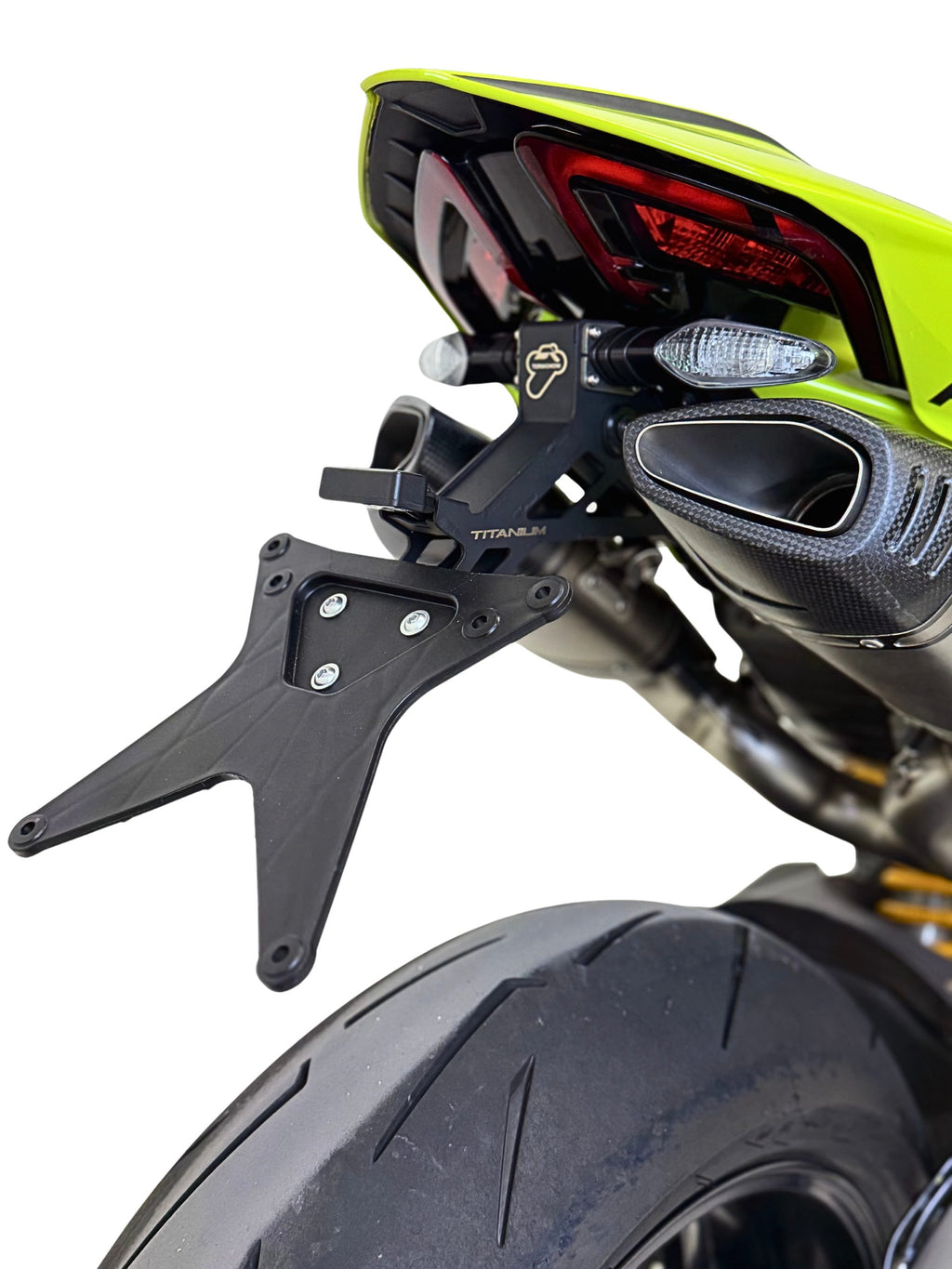 Termignoni Titanium Fender Eliminator for DELTA Full Exhaust for Ducati Panigale / Streetfighter V4 (2025+)
