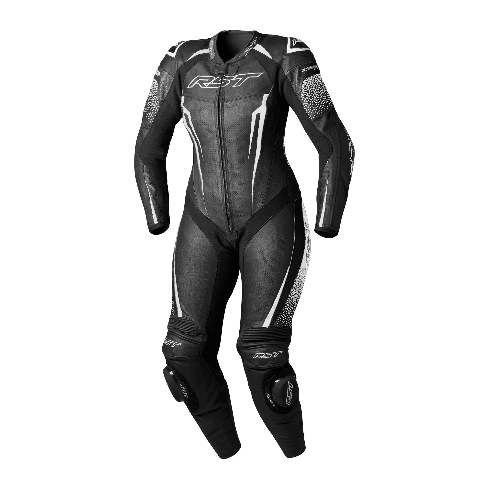RST Tractech Evo 5 CE Women's Leather Suit - Black / White - View 6