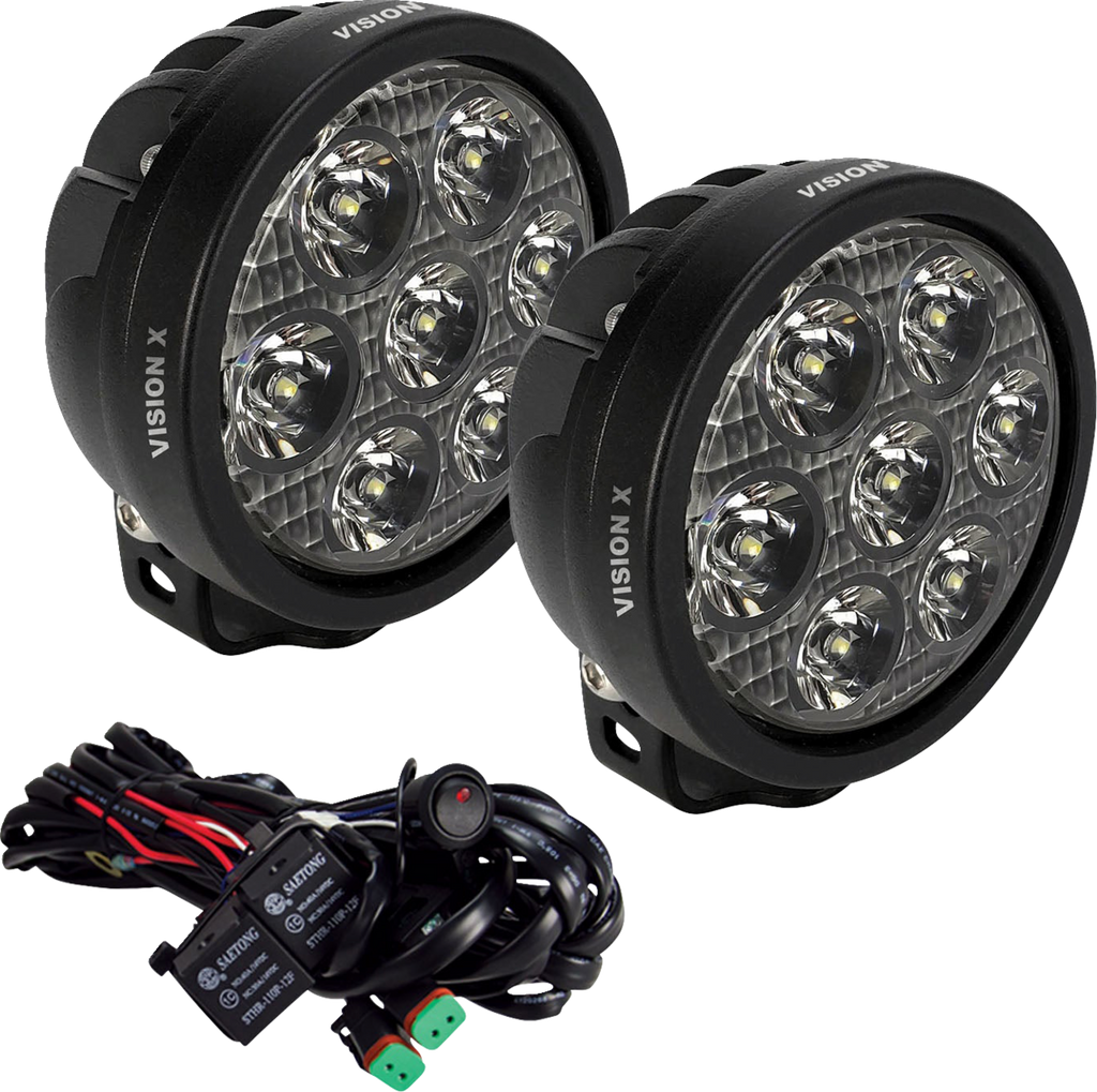 Vision X Cannon Race Series 7 LED Light - Light Cannon / Spot Beam / Clear Lens 2001-2914