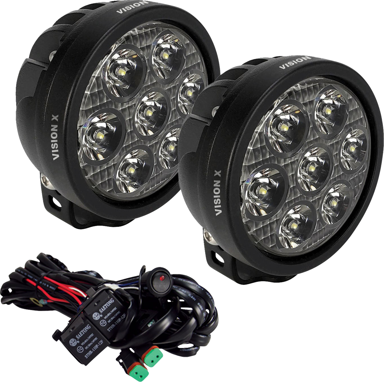 Vision X Cannon Race Series 7 LED Light - Light Cannon / Spot Beam / Clear Lens 2001-2914