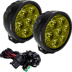 Vision X Cannon Race Series 7 LED Light - Light Cannon / Spot Beam / Selective Yellow Lens 2001-2917