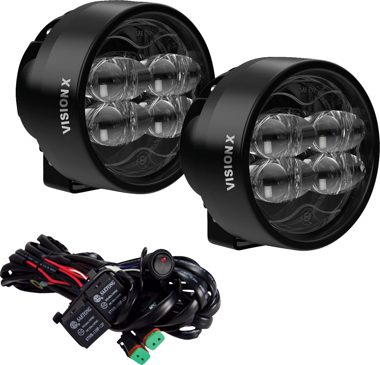 Vision X LED Fog Light - Light Cannon / Fog Beam / Clear Lens 2001-2913