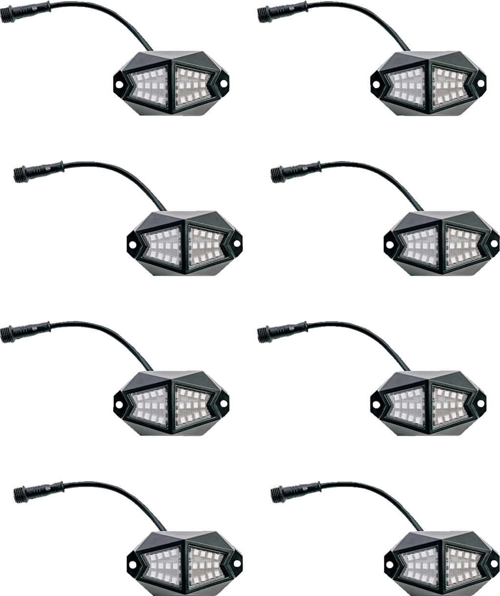 WHIPITLIGHTRODS Wide-Angle LED Rock Light Kit
