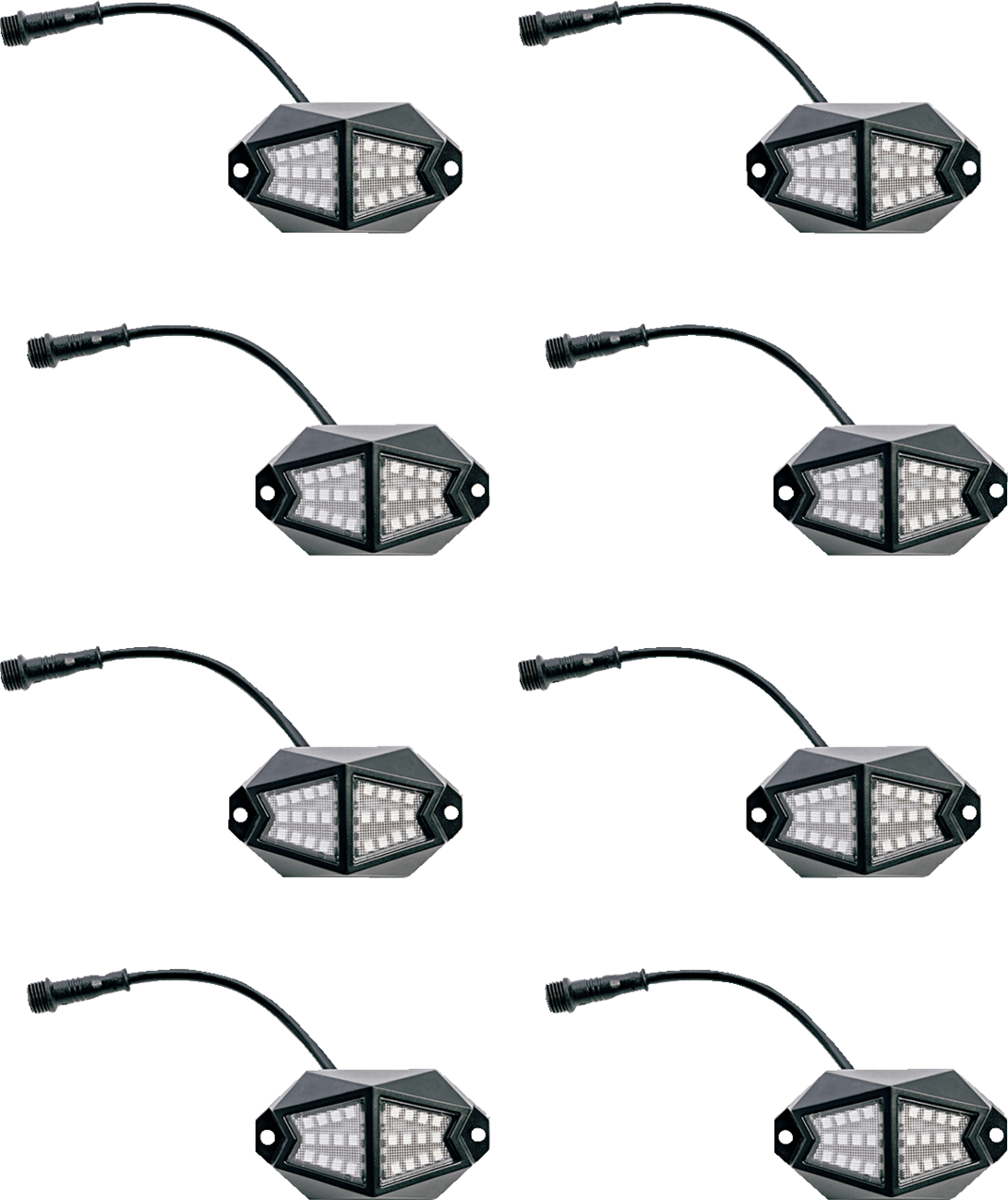 WHIPITLIGHTRODS Wide-Angle LED Rock Light Kit
