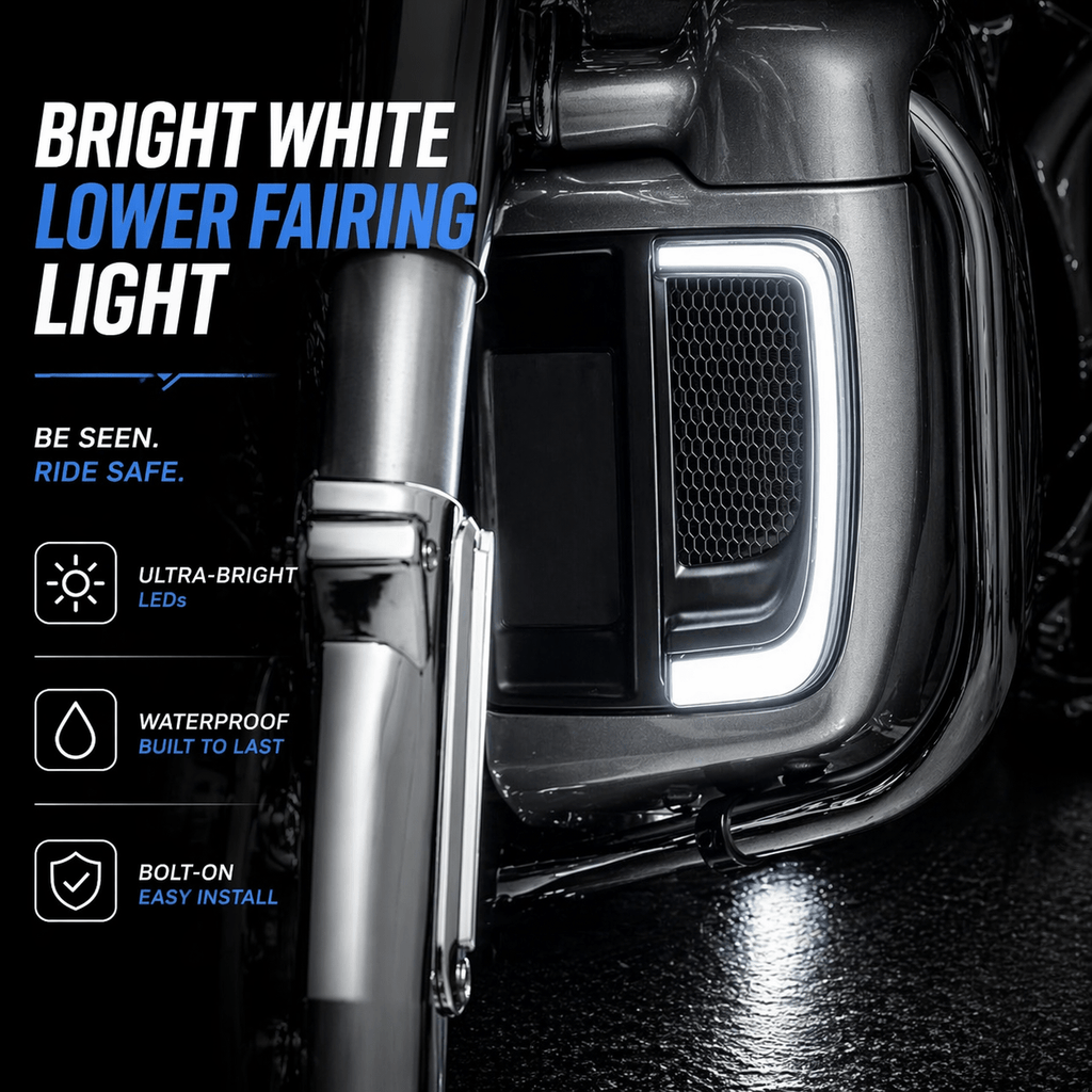 Eagle Lights SUNBURST Lower Fairing Grill LED Lights for Harley-Davidson® Motorcycles