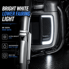 Eagle Lights SUNBURST Lower Fairing Grill LED Lights for Harley-Davidson® Motorcycles
