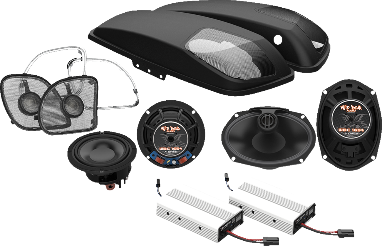 WILD BOAR AUDIO Speaker/Amplifier Lid Kit - '15-'24 FLTR 4405-0897