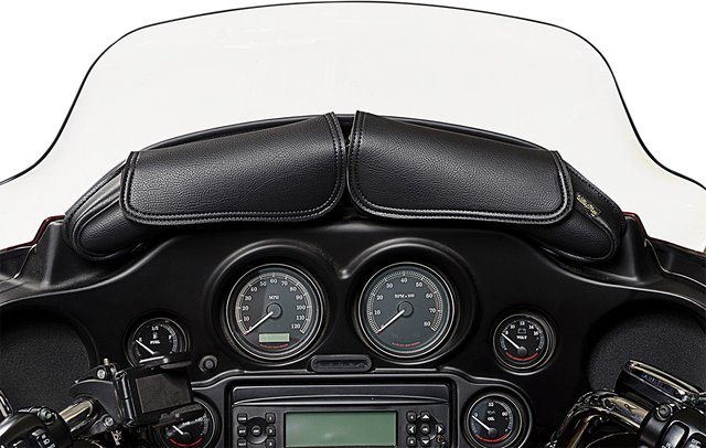 WILLIE & MAX LUGGAGE Dual Pouch Windshield Bag - Windshield Bag / Black / Universal 3508-0027