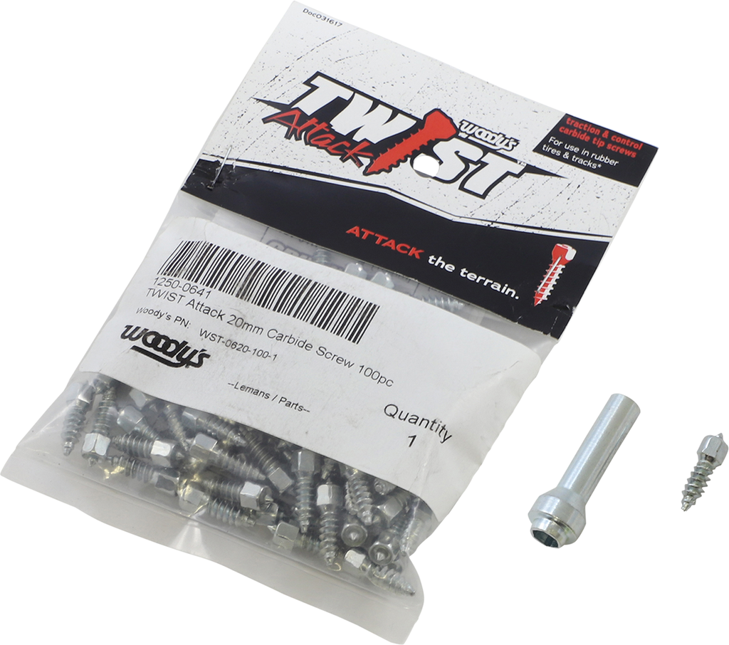WOODY'S Twist Tire Screws