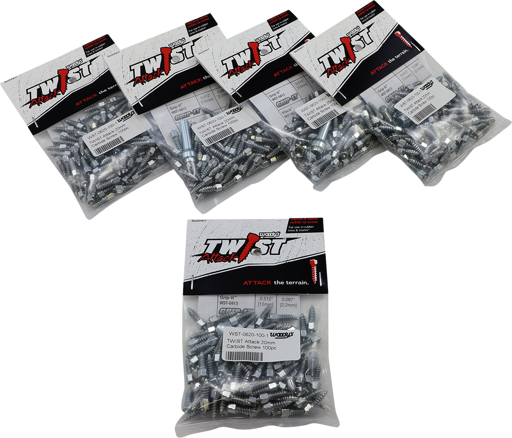 WOODY'S Twist Tire Screws