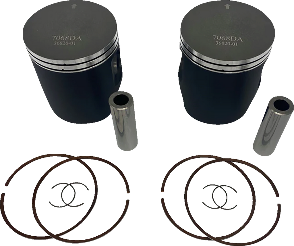 WOSSNER Piston Kit Anodized 2 Stroke