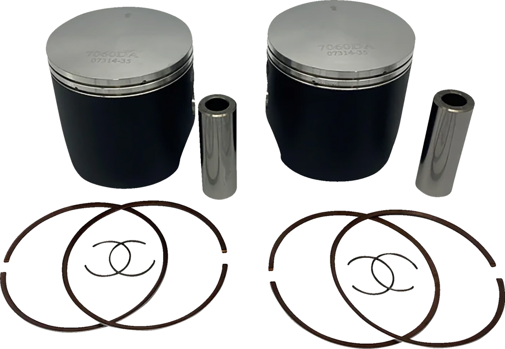 WOSSNER Piston Kit Anodized 2 Stroke