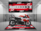 MPM Motorcycle Mat for Yamaha R9 70th Anniversary - U1408