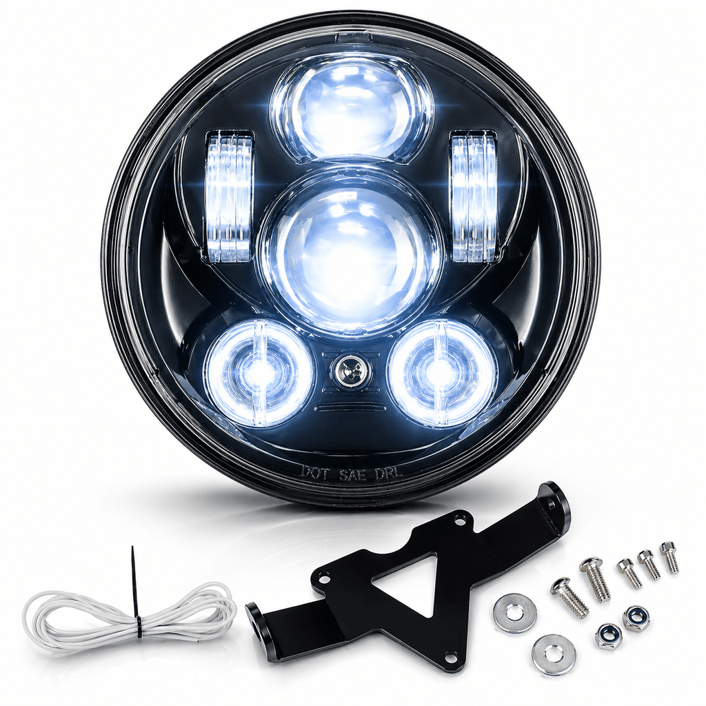 Eagle Lights 5 3/4" LED Headlight for Yamaha XVS650, Bolt, Raider, Road Star, Stryker Models